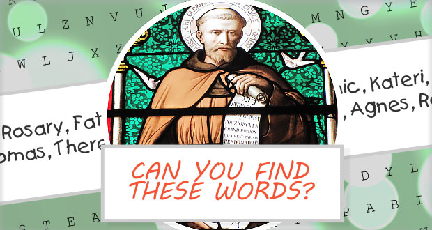 Saints and Sacred Word Puzzle