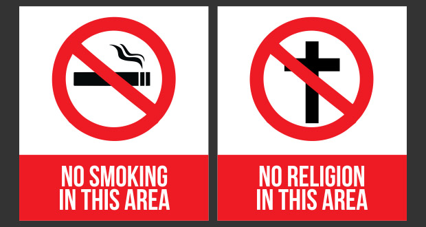 Smoking and Religion: Two Things You Can’t Do in Public