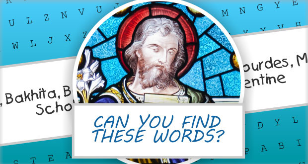 Saint Joseph Word Puzzle