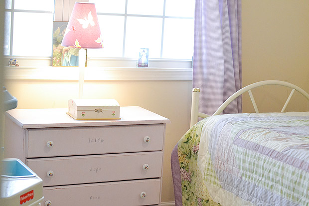 Dresser with Lamp