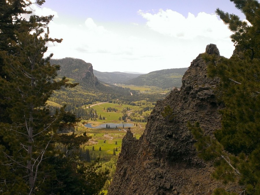 A high valley in the Rockies