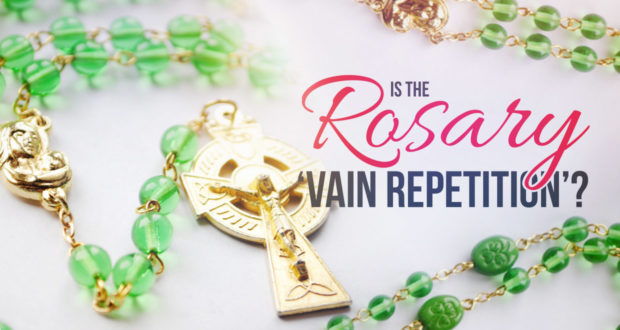 Is the Rosary “Vain Repetition”? by Dave Armstrong | "Why is Mary so heavily infused into the Rosary?" One must understand the nature of the Rosary and the purpose of the repetition...