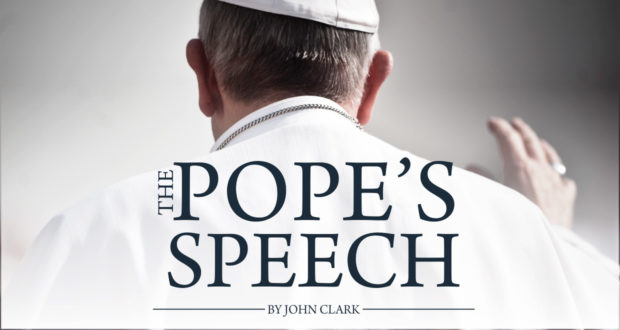 Pope Francis Just Delivered The Best Speech of the Year - by John Clark