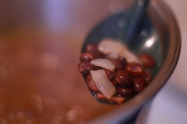 Easy Mexican Black Bean Soup Recipe – Simple Kitchen Series! by Abby Sasscer | Water & Black Beans When Tender (Photograph by Caroline Meyers Photography)