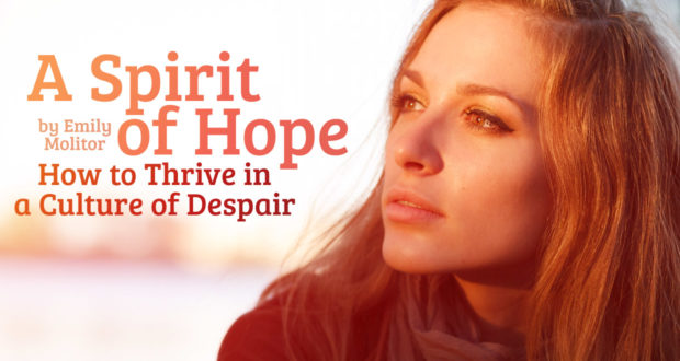 A Spirit of Hope: How to Thrive in a Culture of Despair - by Emily Molitor