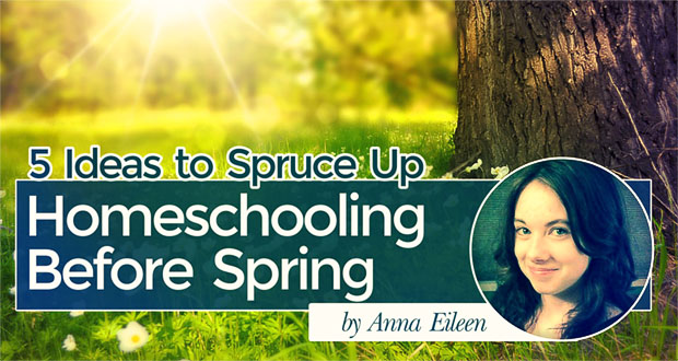 5 Ideas to Spruce Up Homeschooling Before Spring - by Anna Eileen