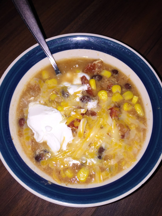 Crock Pot Chicken Tortilla Soup  by Abigail Ahrens