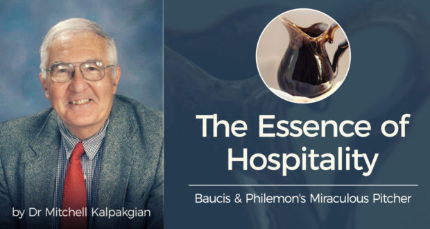 The Essence of Hospitality: Baucis & Philemon's Miraculous Pitcher - by Dr. Mitchell Kalpakgian