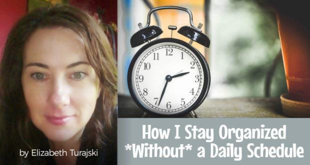 How I Stay Organized *Without* a Daily Schedule - by Elizabeth Turajski