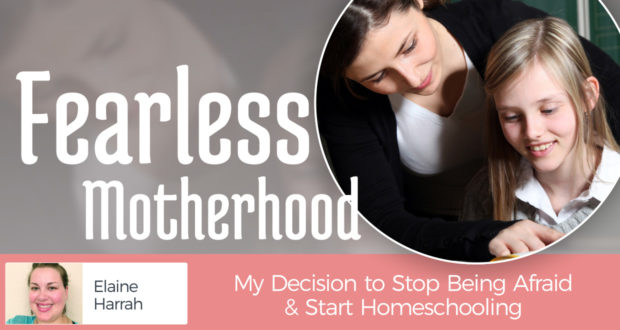 Fearless Motherhood: My Decision to Stop Being Afraid & Start Homeschooling - by Elaine Harrah