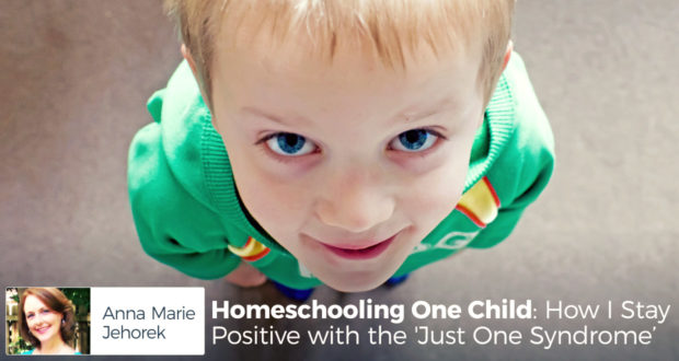 Homeschooling One Child: How I Stay Positive with the 'Just One Syndrome' - by Anna Marie Jehorek