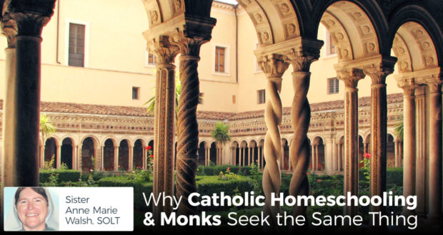 Why Catholic Homeschooling & Monks Seek the Same Thing - Sister Anne Marie Walsh, SOLT