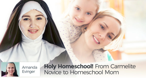 Holy Homeschool! From Carmelite Novice to Homeschool Mom - by Amanda Evinger