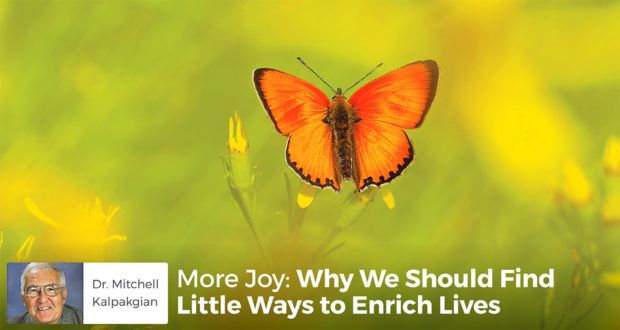 More Joy: Why We Should Find Little Ways to Enrich Lives - Dr. Mitchell Kalpakgian