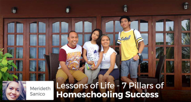 Lessons of Life - 7 Pillars of Homeschooling Success - Merideth Sanico