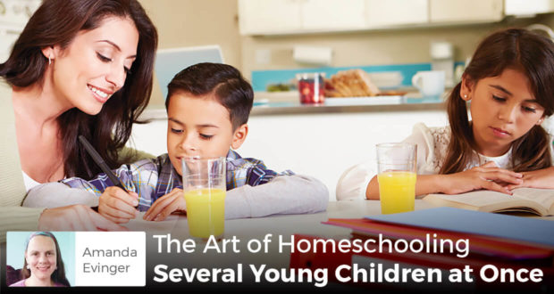 The Art of Homeschooling Several Young Children at Once -Amanda Evinger