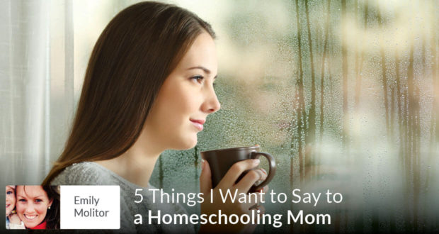 5 Things I Want to Say to a Homeschooling Mom - Emily Molitor